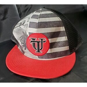University Of Tampa‎ Hat Cap Strapback OSFM Black Red Adjustable Hurley